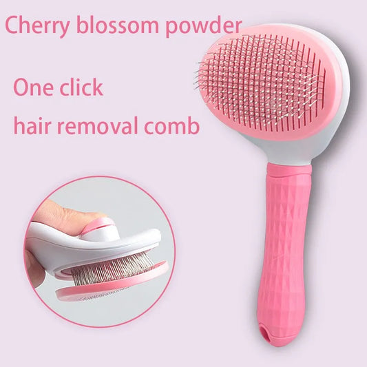 All-in-One Pet Hair Brush – Grooming Tool for Cats & Dogs