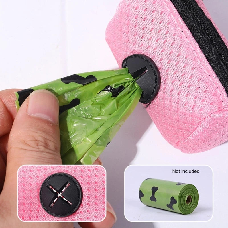 Dog Poop Bag Holder – Portable Pet Waste Bag Dispenser for Dog Walking & Travel