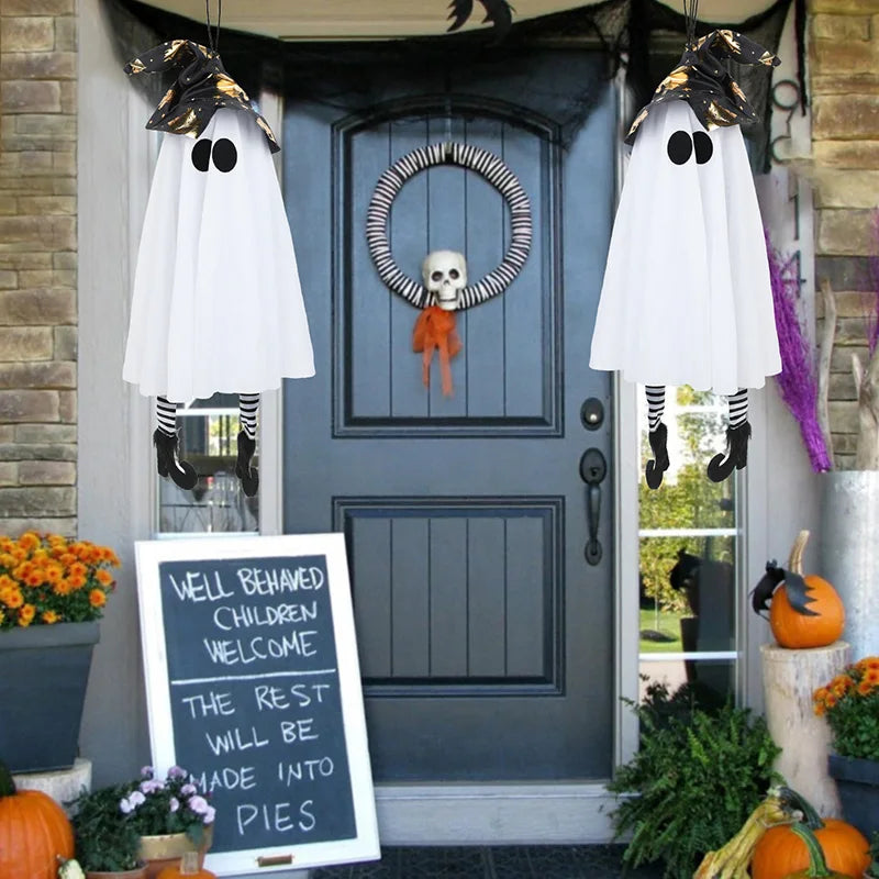 LED Halloween Witch & Ghost™ – 1/2/3pcs Hanging Party Decor
