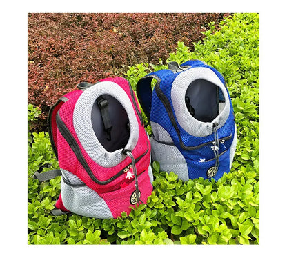 Small Dog Carrier Backpack – Breathable Travel Bag for Pets