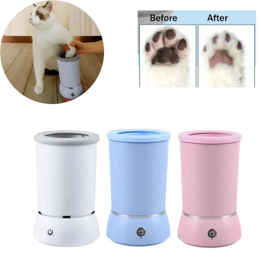 Automatic Dog Paw Cleaner – Electric Pet Paw Washer Cup