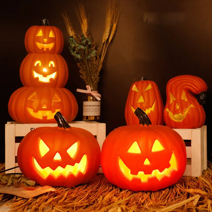 LED Halloween Glowing Pumpkin™ – Triple-Layer Party Decor