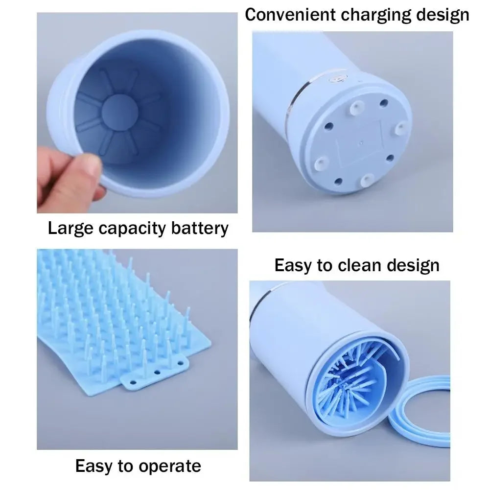 Automatic Dog Paw Cleaner – Electric Pet Paw Washer Cup