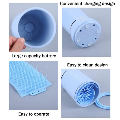 Automatic Dog Paw Cleaner – Electric Pet Paw Washer Cup