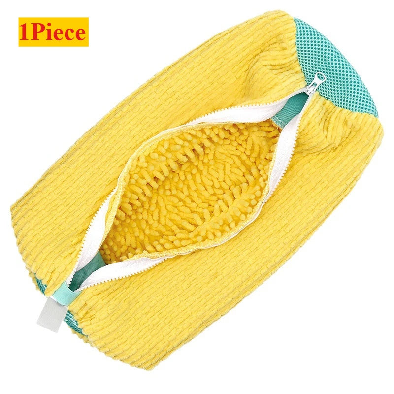 Shoe Washing Bag + Brush Set (1/2/4PCS)