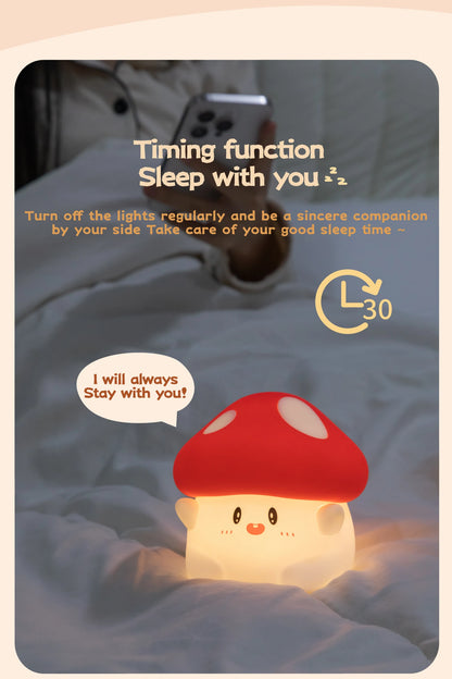Halloween LED Night Light – Cute Silicone Pumpkin, Ghost & Mushroom Table Lamp for Kids, Nursery & Bedroom Gifts