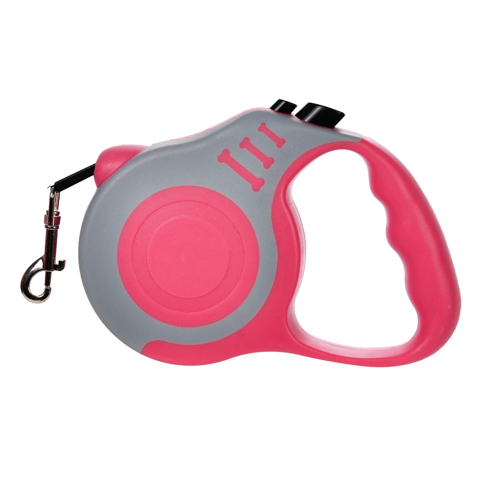 Retractable Pet Leash – 3m/5m for Small & Medium Dogs & Cats