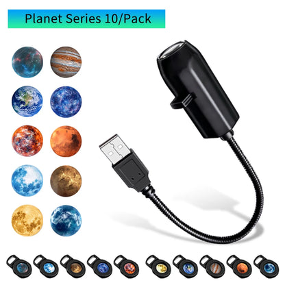 Mini USB Projection Lamp™ – Halloween, Christmas & Planet Decor